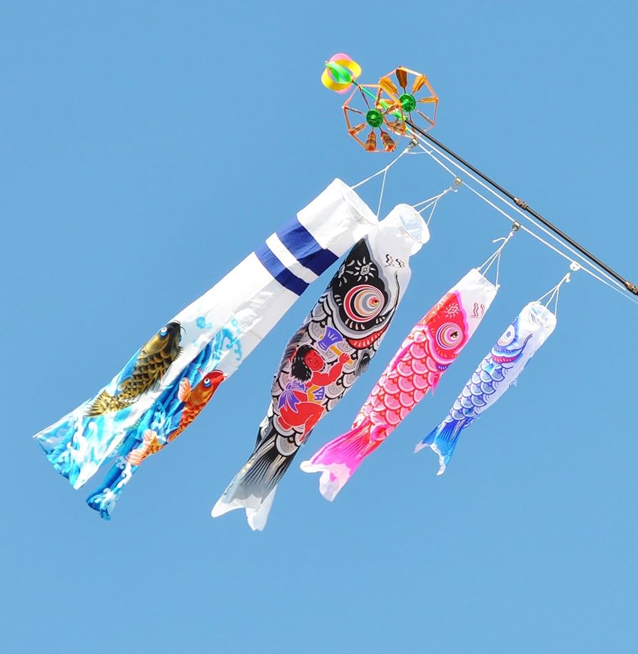 Amazon.co.jp: 秀光人形工房 ミニサイズ こいのぼり 華光 1.5m フル